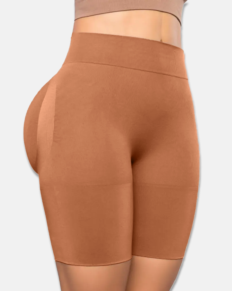 Shorts moldeadores de talle alto sin costuras que levantan los glúteos (Preventa)