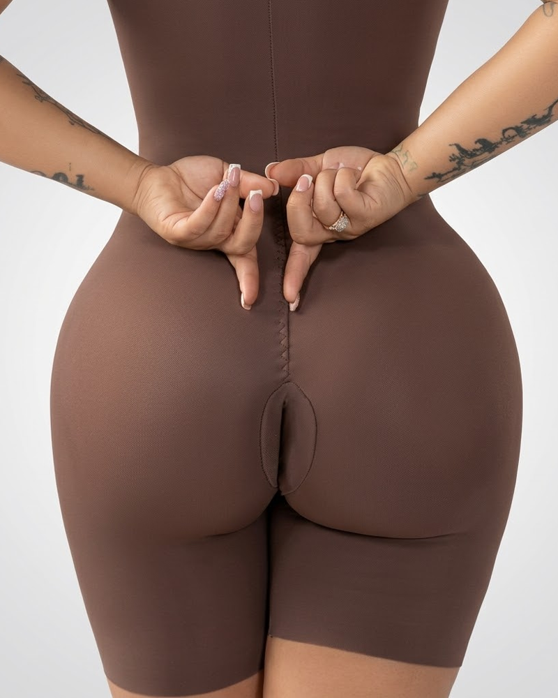 Body moldeador sin costuras con copas sin aros, efecto lifting de abdomen y glúteos