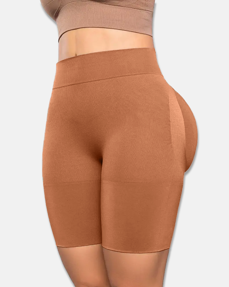 Shorts moldeadores de talle alto sin costuras que levantan los glúteos (Preventa)
