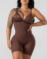Body moldeador sin costuras con copas sin aros, efecto lifting de abdomen y glúteos