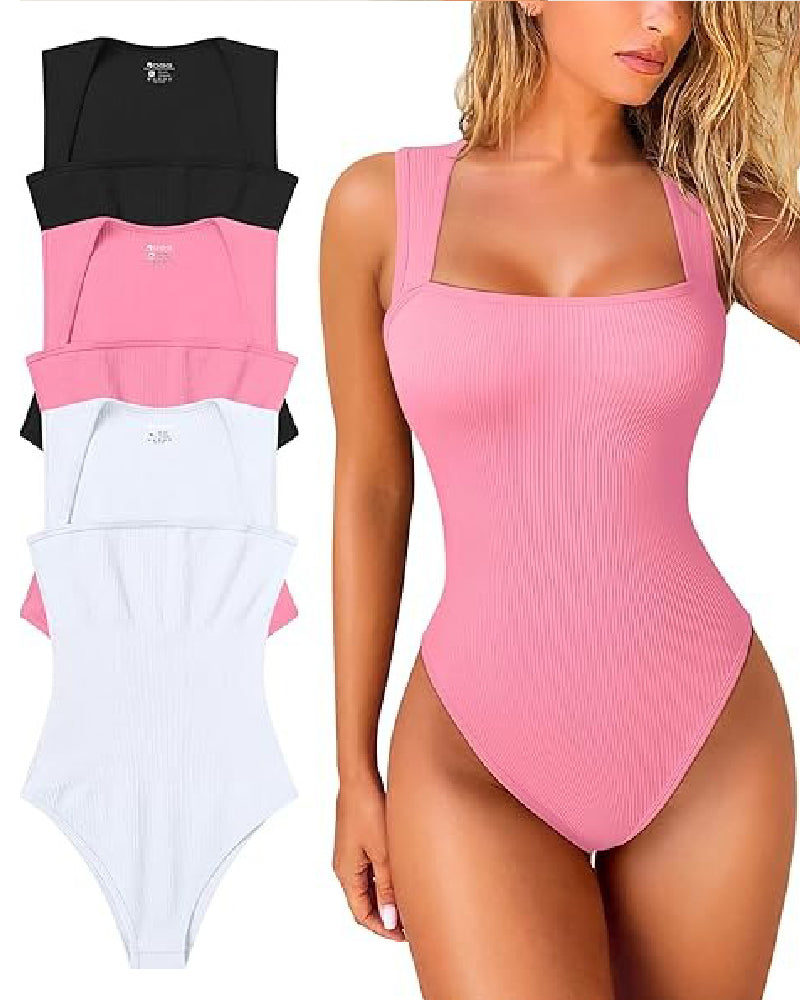 Body de canalé sin mangas