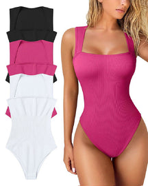 Body de canalé sin mangas