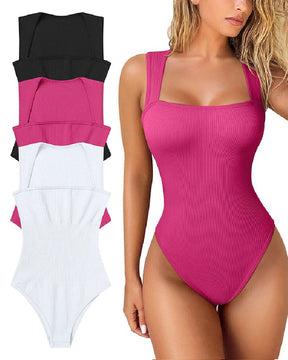 Body de canalé sin mangas