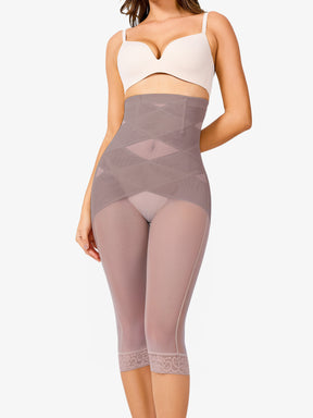 Braguitas moldeadoras de malla transparente para control de abdomen y levantamiento de glúteos
