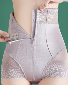Pantalones con cremallera de cintura alta y levantamiento de cadera