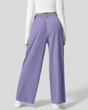 Pantalones de traje casual tipo gofre