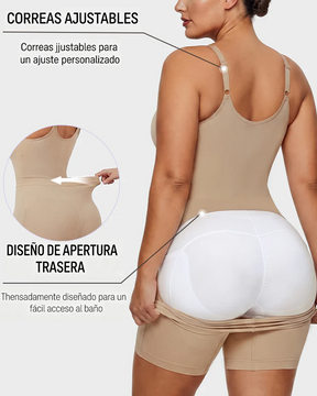Faja moldeadora con cremallera frontal, fácil de poner y con cierre trasero (Preventa)