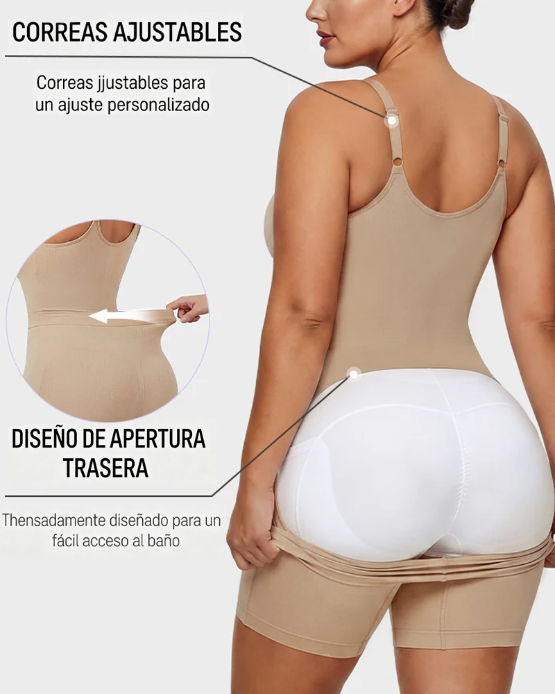 Faja moldeadora con cremallera frontal, fácil de poner y con cierre trasero (Preventa)
