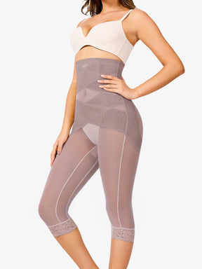 Braguitas moldeadoras de malla transparente para control de abdomen y levantamiento de glúteos