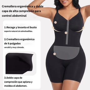Faja moldeadora sin costuras de doble capa para control de abdomen