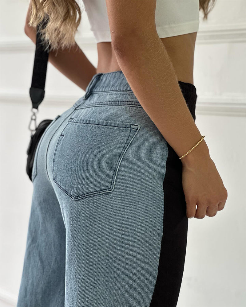 Jeans Sueltos Deportivos