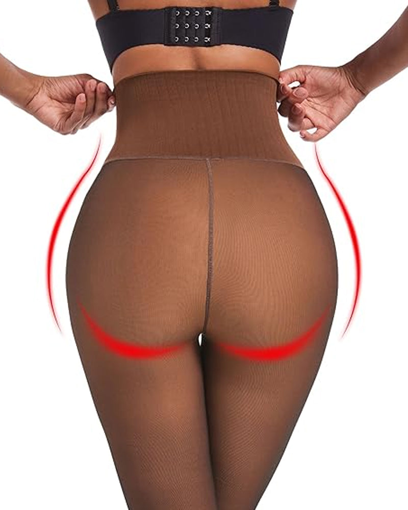 Mallas con forro polar para mujer, leggings de cintura alta (venta anticipada)