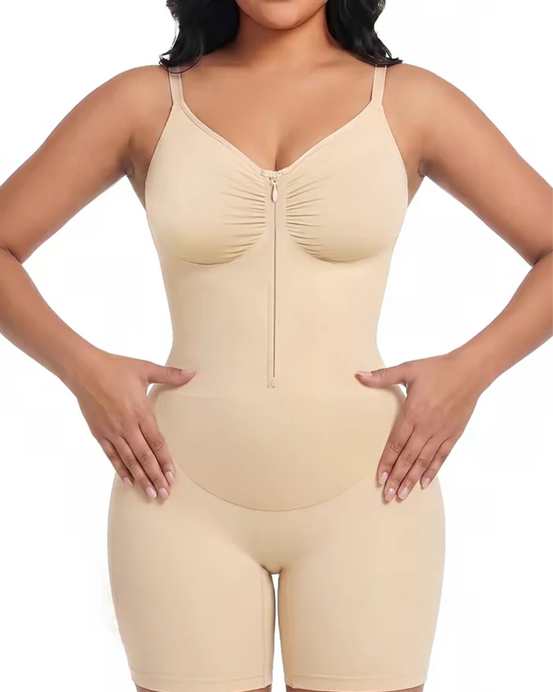 Faja moldeadora sin costuras de doble capa para control de abdomen