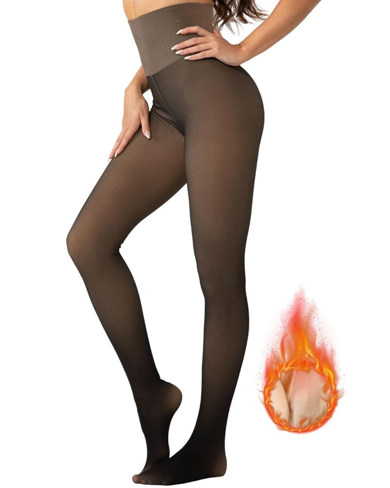 Mallas con forro polar para mujer, leggings de cintura alta (venta anticipada)