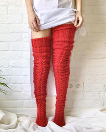 Calcetines de punto hasta la rodilla