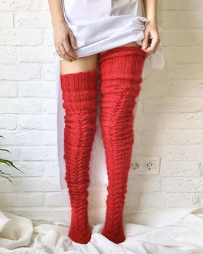 Calcetines de punto hasta la rodilla