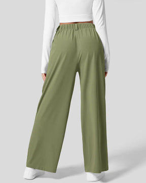 Pantalones de traje casual tipo gofre