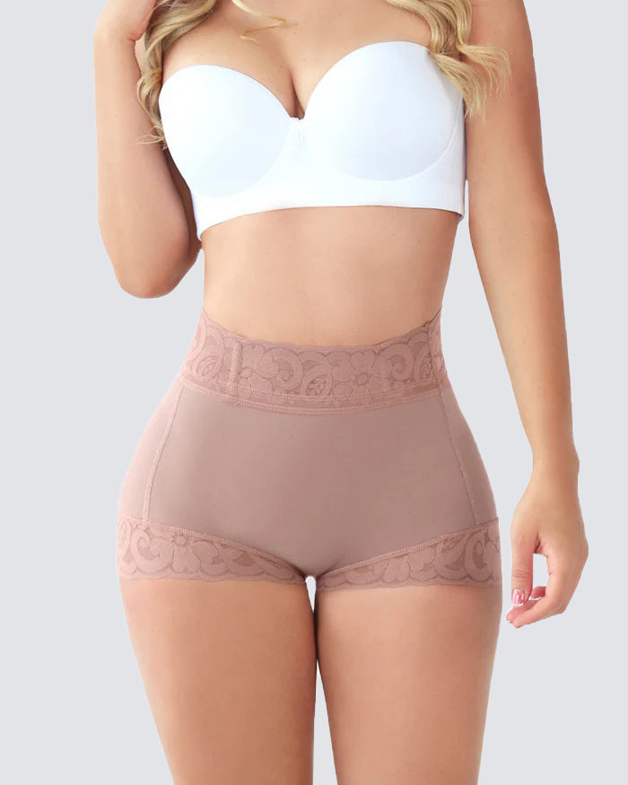 Calzoncillos de encaje para mujer, ropa diaria clásica, moldeador de glúteos, bragas suavizantes