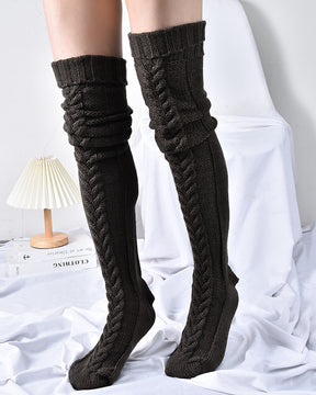 Calcetines de punto hasta la rodilla