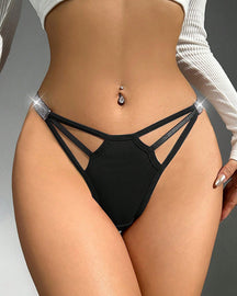 Ropa interior sexy hueca para mujer