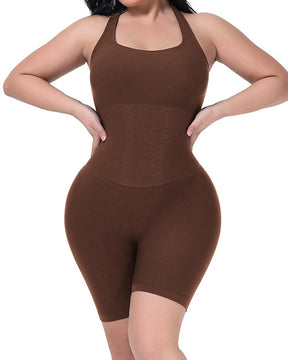 Body modelador de abdomen ceñido