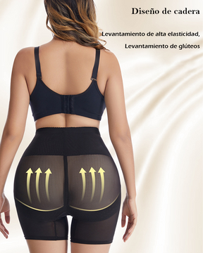 Pantalones cortos moldeadores de abdomen y cintura alta