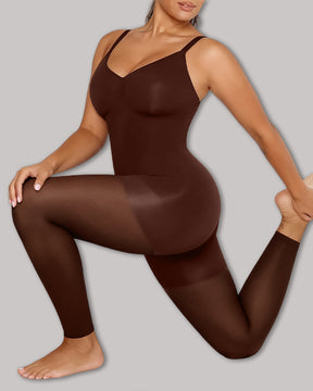 Body sin mangas con cobertura total del busto