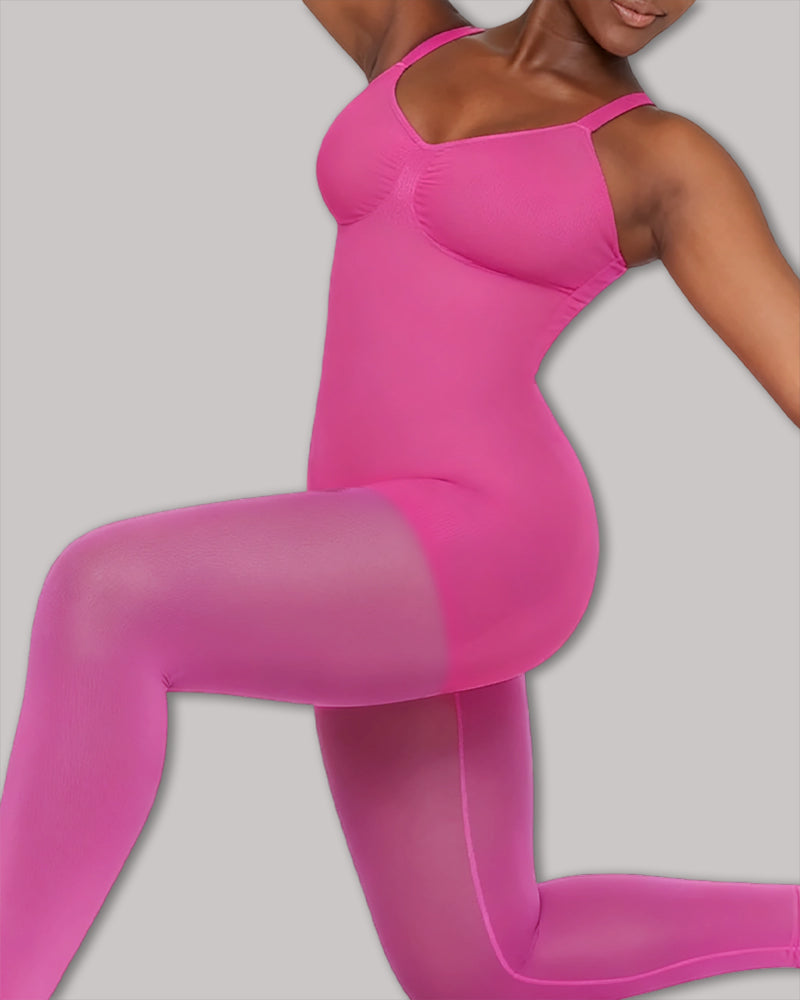 Body sin mangas con cobertura total del busto