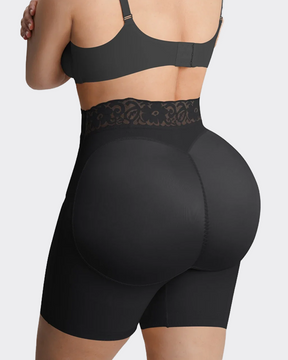 Shorts moldeadores sin costuras de doble capa con control de abdomen y efecto levantamiento de glúteos (Preventa)