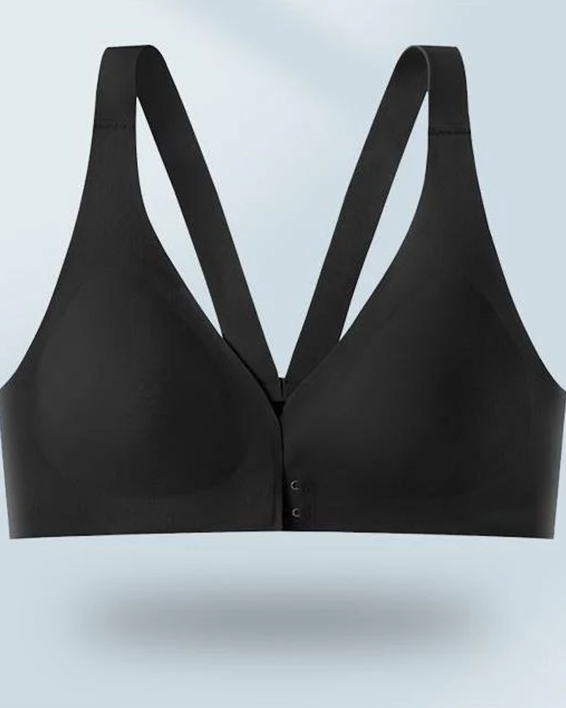 Brasier push up para mujer Push Up Cobertura completa Cuello en V Halter sexy