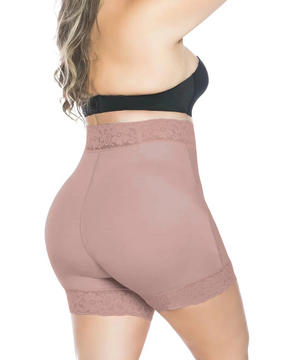 Shorts de tiro alto sin costuras para levantamiento de glúteos