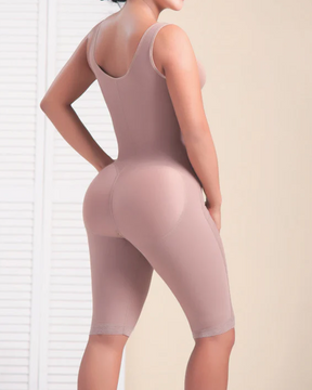 Fajas con control de barriga para mujer, cierre frontal, cremallera lateral, faja corporal completa, mono posparto
