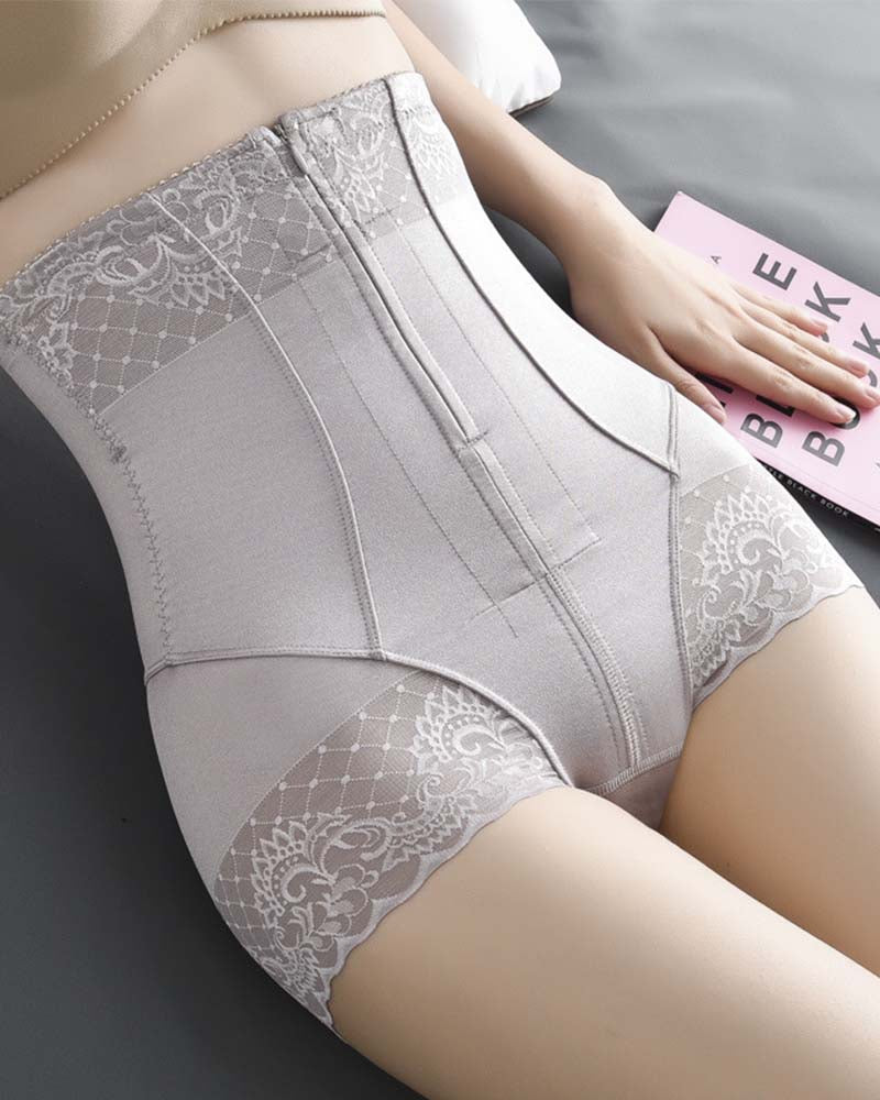 Pantalones con cremallera de cintura alta y levantamiento de cadera