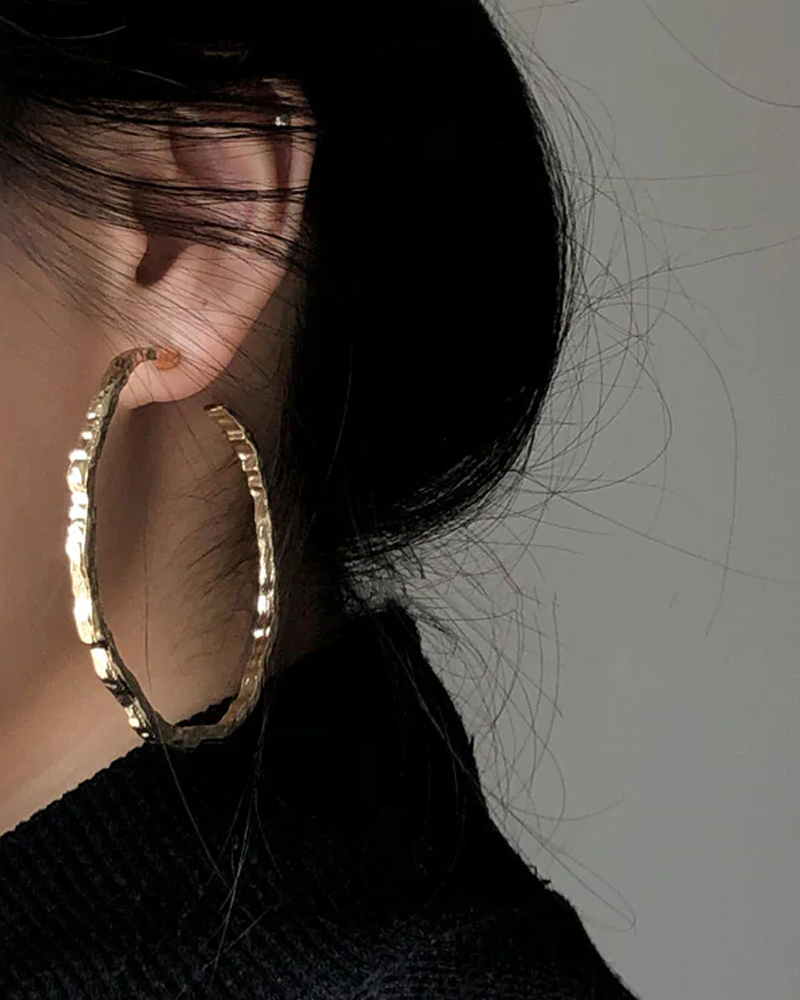 Accesorios Pendientes Circulares Geometry Originales