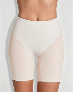 Pantalones cortos de compresión de cintura alta con efecto levanta glúteos y malla (Preventa)