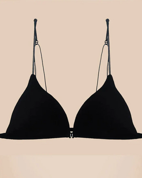 Brasier de ropa interior con botón frontal francés