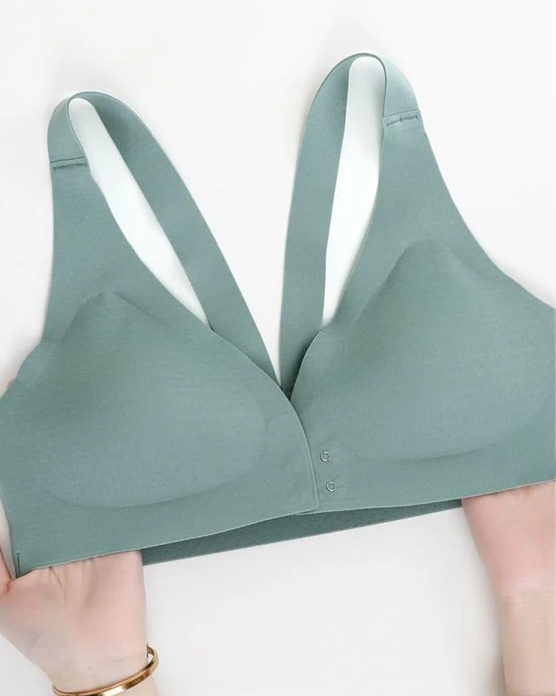 Brasier push up para mujer Push Up Cobertura completa Cuello en V Halter sexy