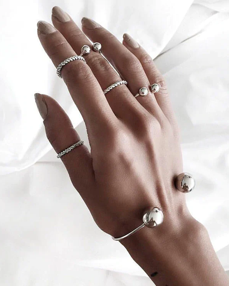 Accesorios De Anillos Aolly Vintage De Moda