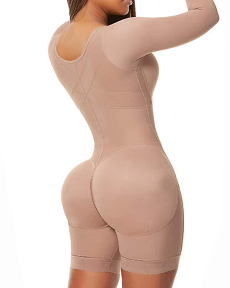 Body moldeador de cuerpo completo para manga larga