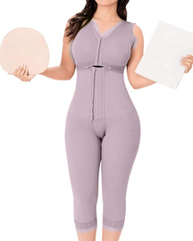 Mujeres fajas control de barriga fajas cierre frontal faja de cuerpo completo pérdida de peso postparto post liposucción body ajustable hook-eye entrepierna abierta