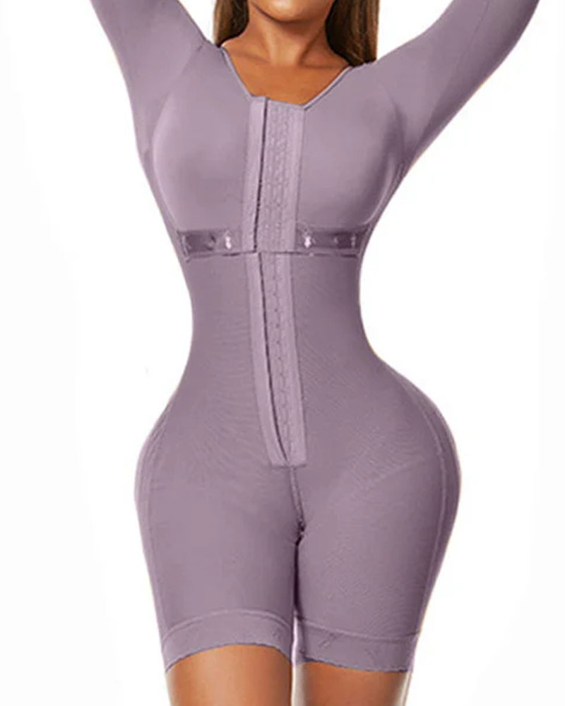 Body moldeador de cuerpo completo para manga larga