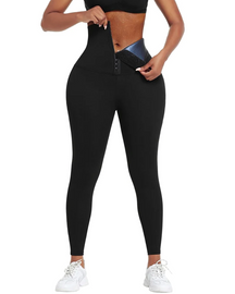 LEGGINGS CON CONTROL DE BARRIGA DE NEOPRENO AZUL