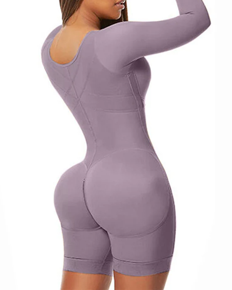 Body moldeador de cuerpo completo para manga larga