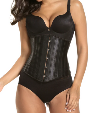 24 faja corset acero satinado
