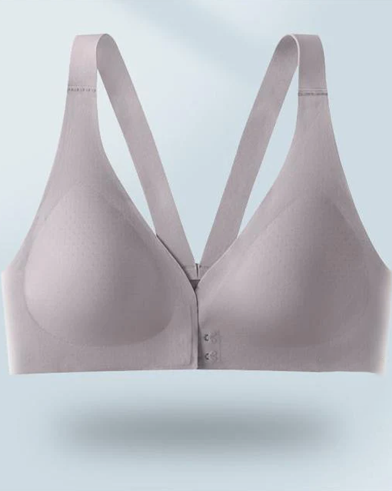 Brasier push up para mujer Push Up Cobertura completa Cuello en V Halter sexy
