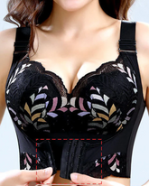 Brasier inalámbrico con tirantes anchos y ajustables con soporte lateral para mujer