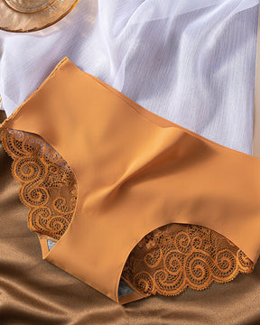Ropa interior antibacteriana sin costuras de encaje sexy
