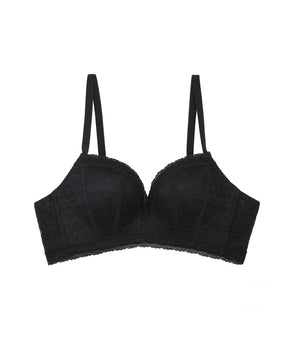 Nuevo conjunto de ropa interior de encaje fino sin anillo de acero relación lateral alta