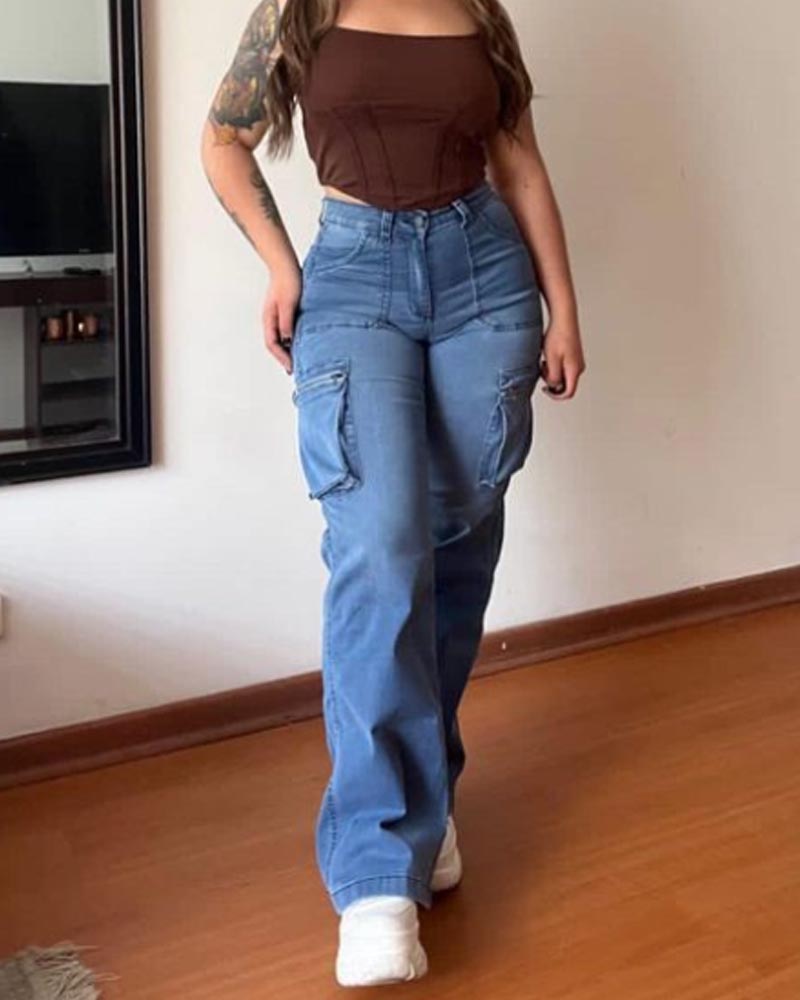 Jeans Baggy Bolsillos
