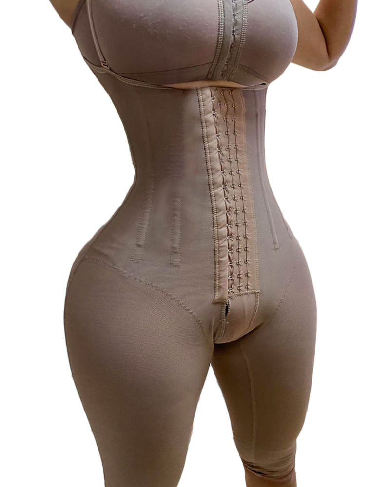 Moldeador para mujer soporte de cuerpo completo compresión busto abierto curvas encantadoras